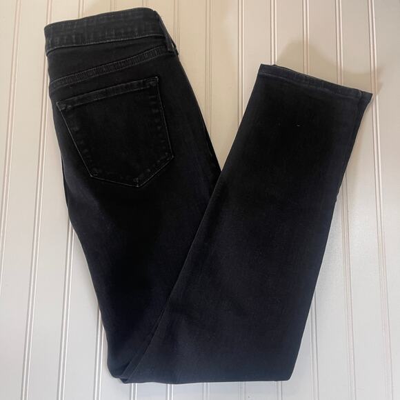 Old Navy Denim - Old Navy High Rise Straight Jeans Denim Black Size Womens 10